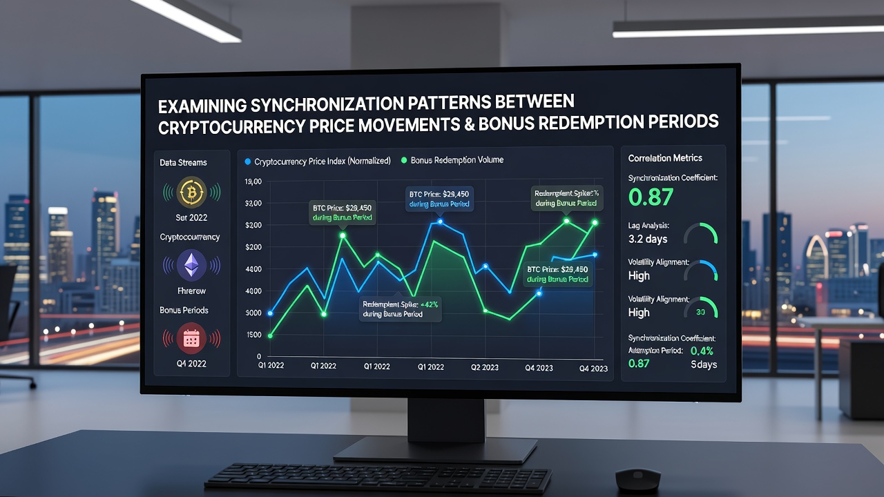 Grafik veranschaulicht zeitliche Abstimmungen von Ethereum-Preisen mit Bonuszyklen auf internationalen Casinos im Juli 2026